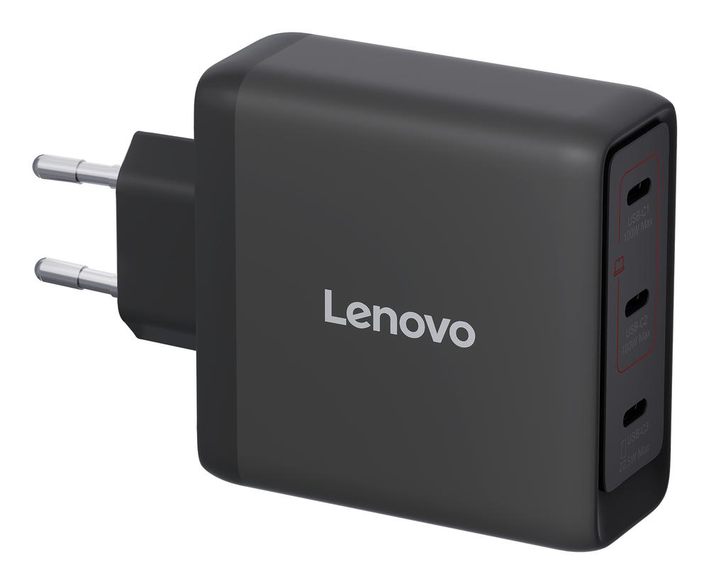 CARGADOR DE PARED LENOVO 40AW100BEU 100W 3X USB TIPO C NEGRO
