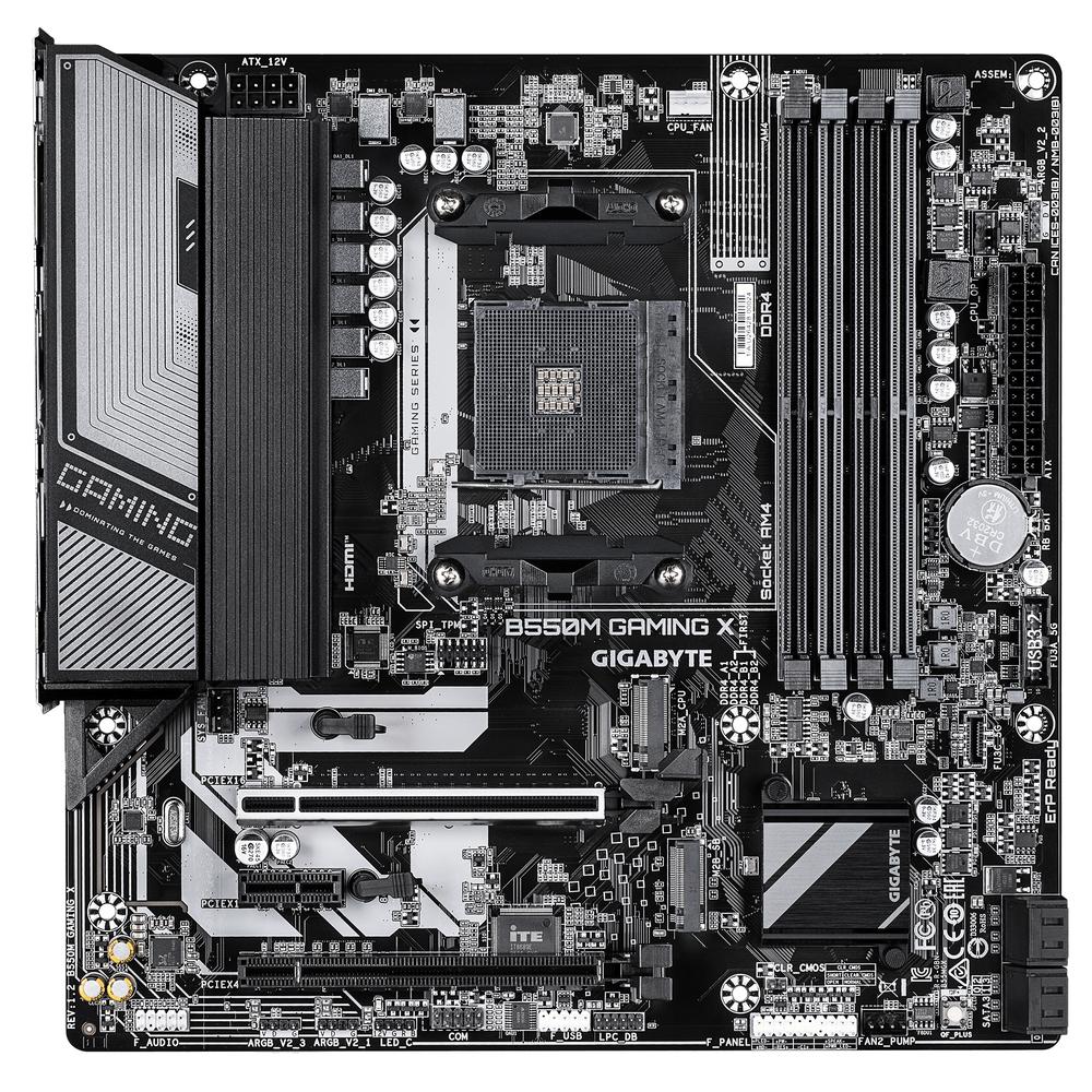 PLACA BASE GIGABYTE B550M GAMING X AM4 ATX/ 4X DDR4