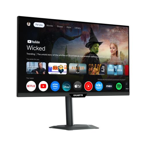 MONITOR GAMING GIGABYTE M27QS 27" QHD 180HZ GOOGLE TV