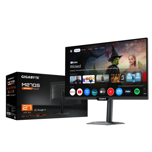 MONITOR GAMING GIGABYTE M27QS 27" QHD 180HZ GOOGLE TV