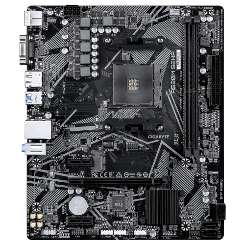 PLACA BASE GIGABYTE A520M S2HP AM4 MATX/ 2X DDR4