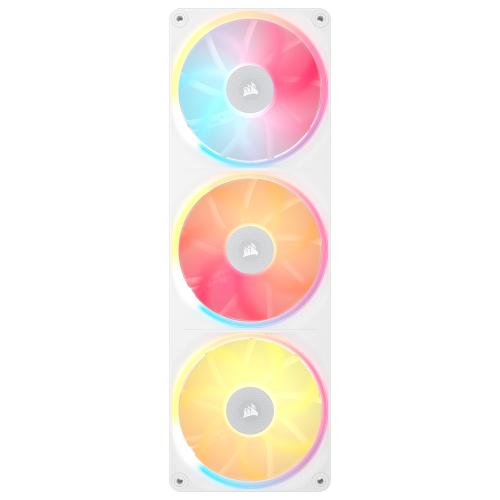 VENTILADOR CAJA CORSAIR ICUE LINK LX360 RGB 3X 120MM BLANCO