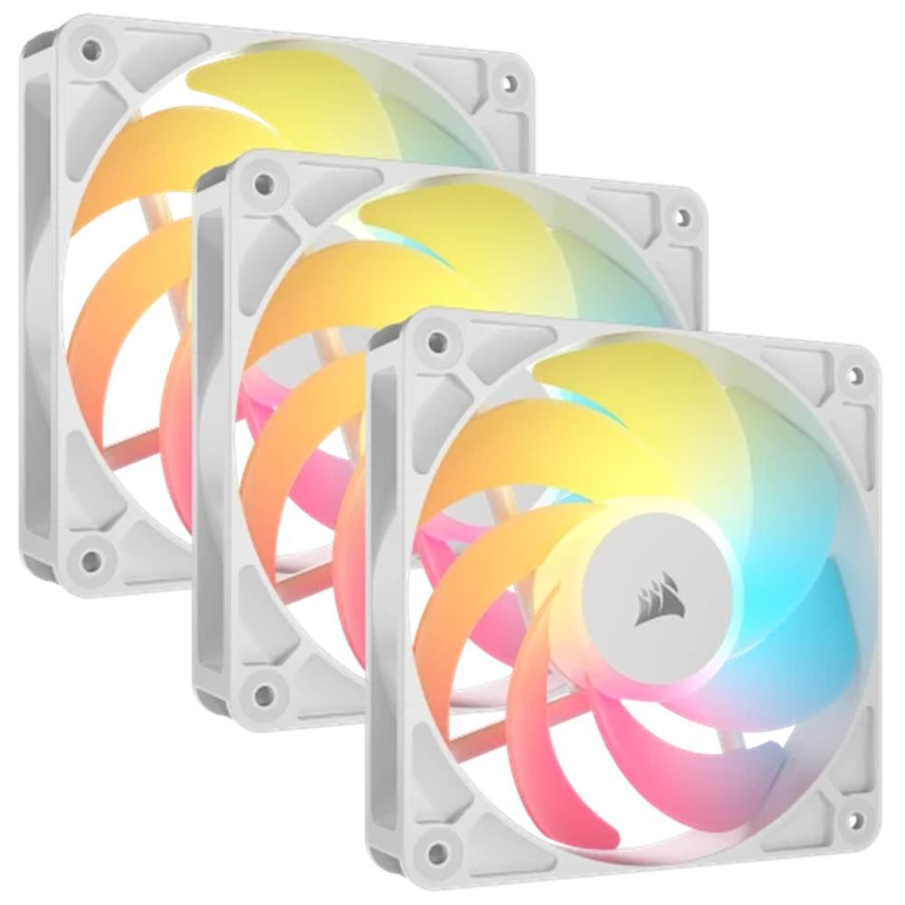 VENTILADOR CAJA CORSAIR RS120-R ARGB 3X 120MM BLANCO