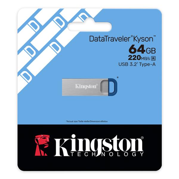 MEMORIA USB 3.2 KINGSTON 64GB DATATRAVELER KYSON
