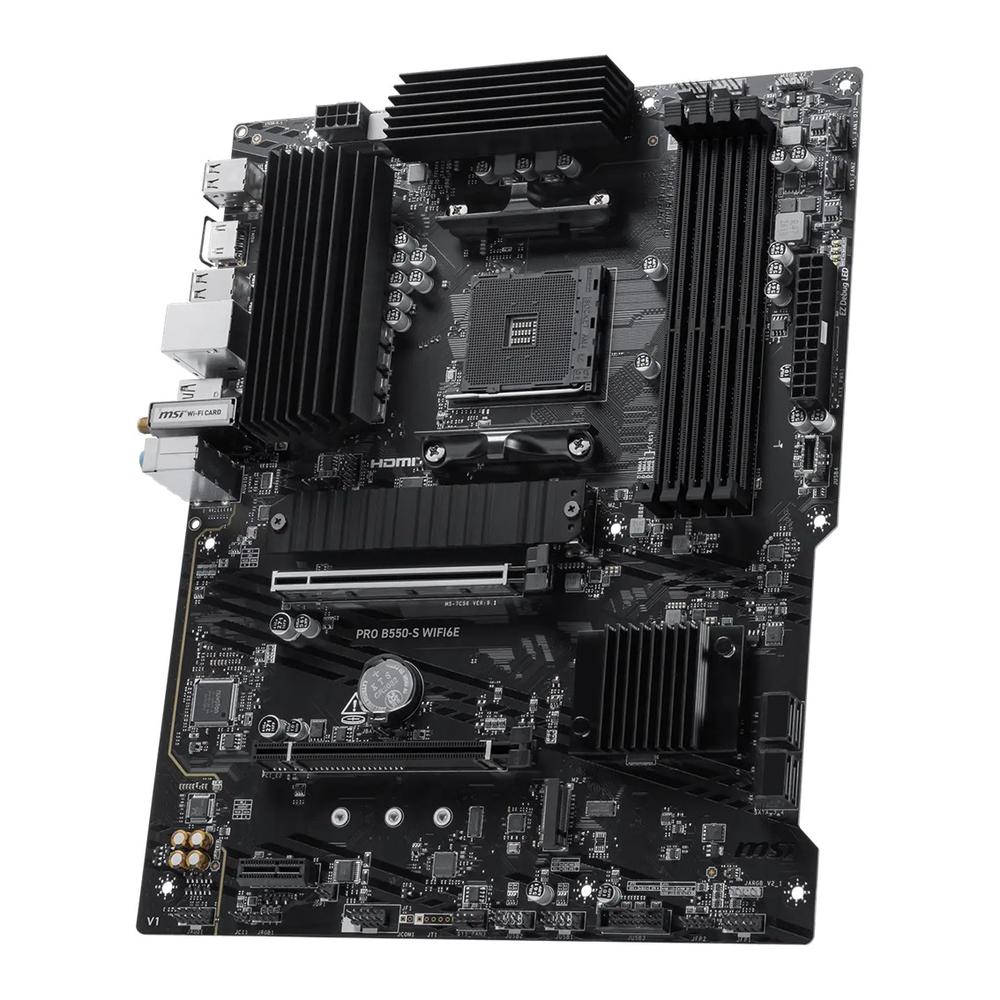 PLACA BASE MSI PRO B550-S WIFI6E DDR4 AM4 ATX/ 4X DDR4