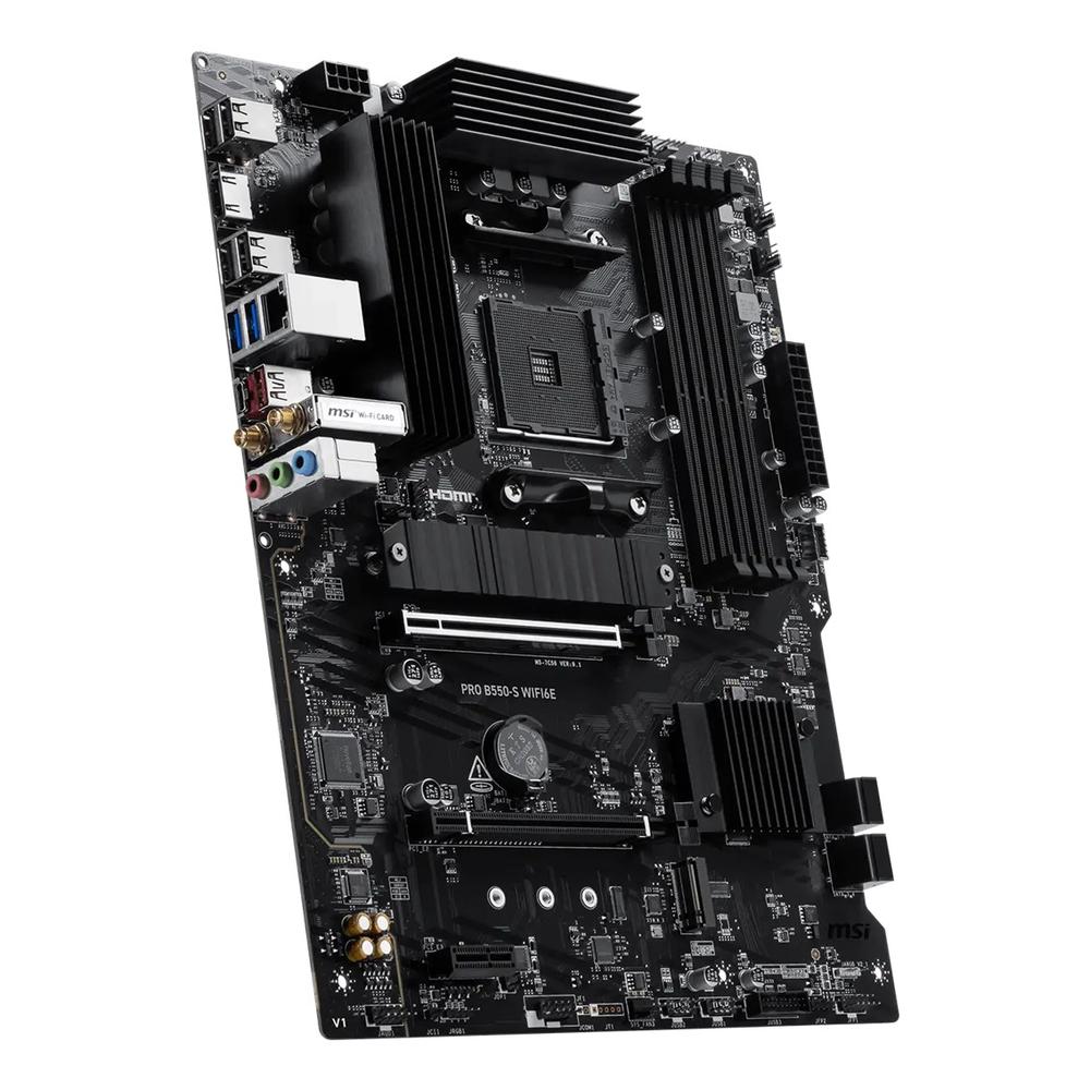 PLACA BASE MSI PRO B550-S WIFI6E DDR4 AM4 ATX/ 4X DDR4