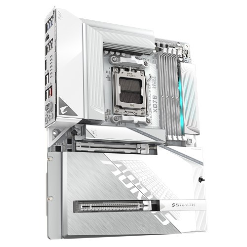PLACA BASE GIGABYTE X870 AORUS STEALTH ICE AM5 ATX/ 4X DDR5