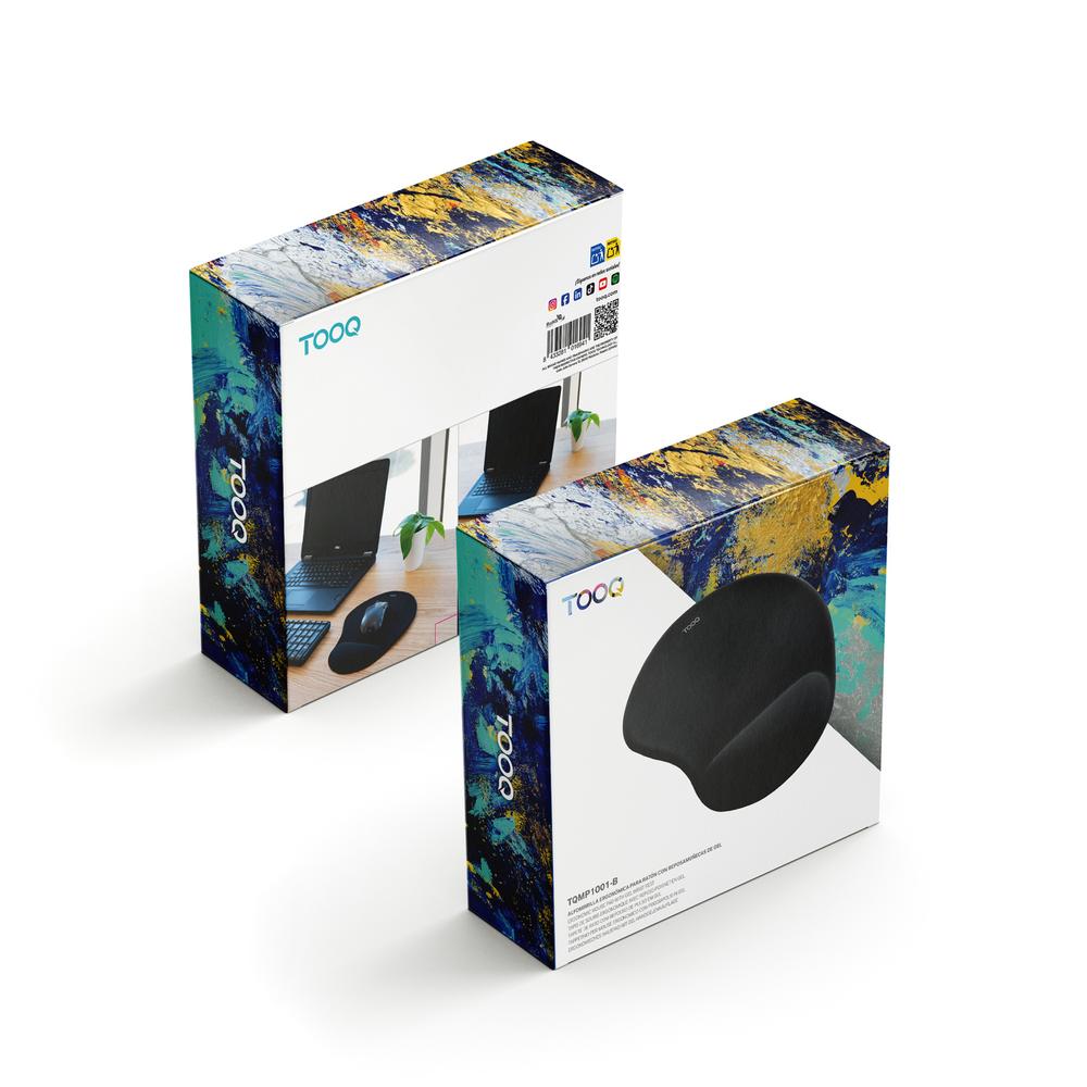 ALFOMBRILLA ERGONOMICA TOOQ TQMP1001-B
