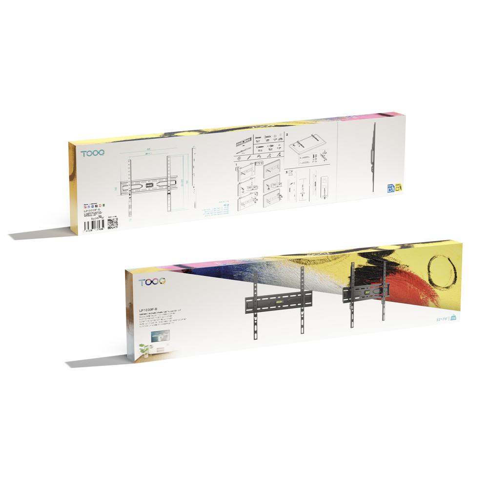 SOPORTE PARED TOOQ VESA HASTA 75" 400X400MM MAX 45KG
