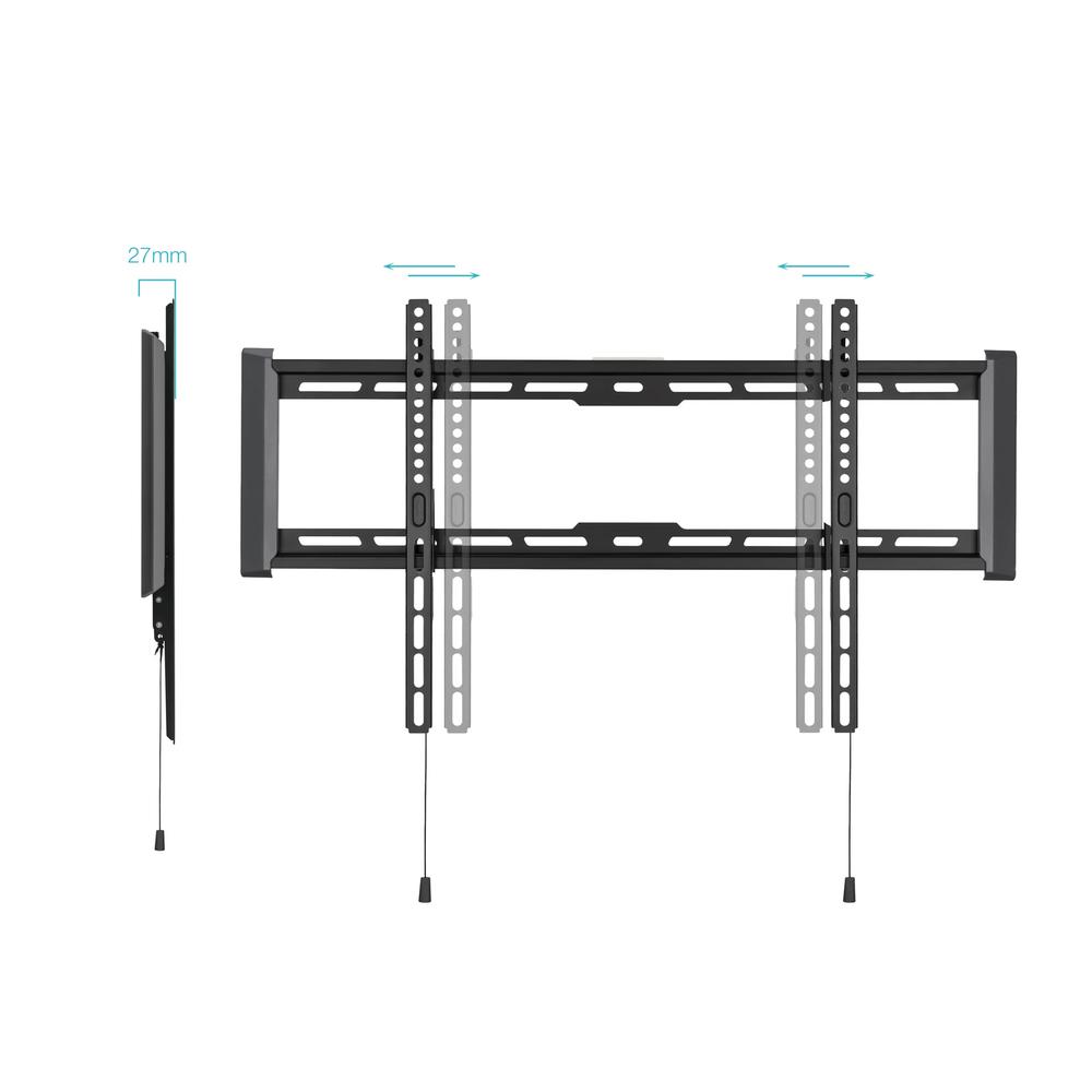 SOPORTE PARED TOOQ VESA HASTA 80" 600X400MM MAX 75KG