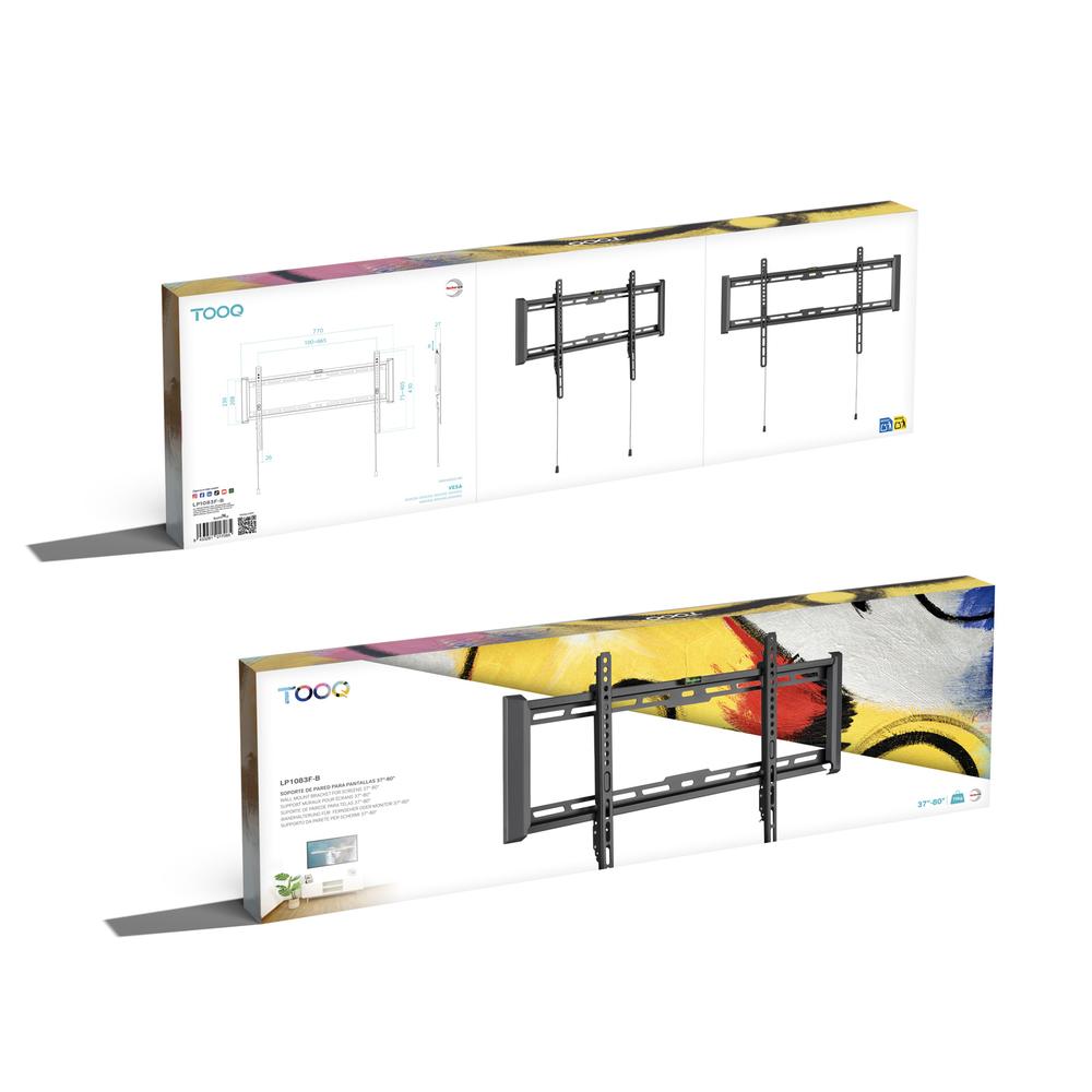 SOPORTE PARED TOOQ VESA HASTA 80" 600X400MM MAX 75KG
