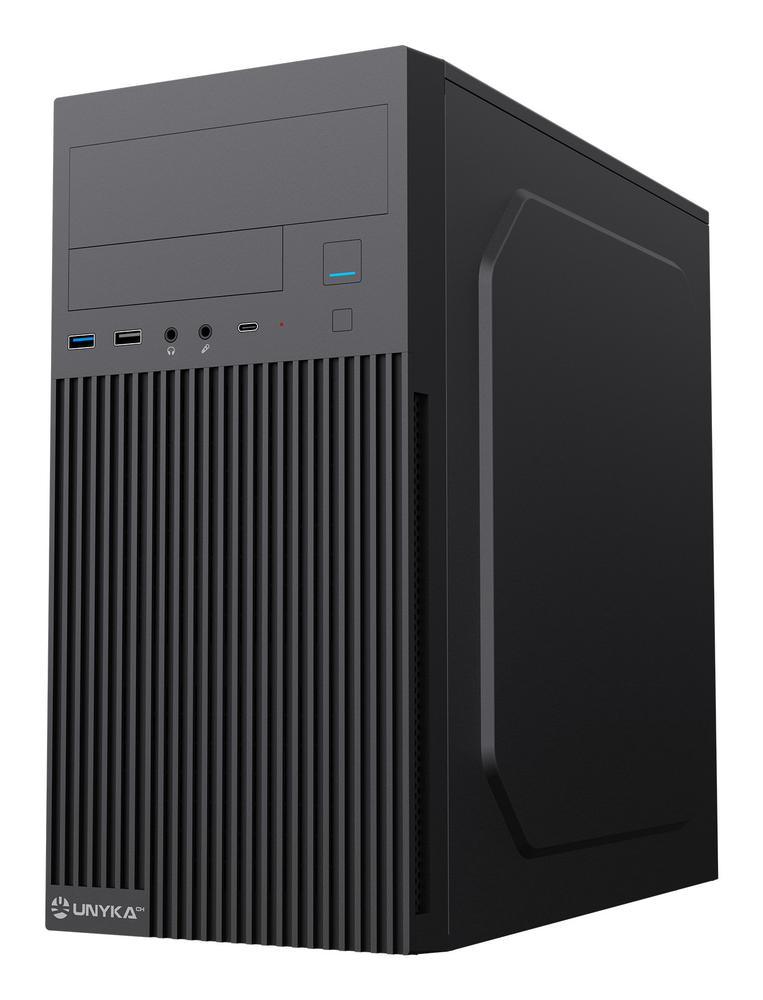 CAJA ORDENADOR SEMITORRE UNYKACH C260 MATX NEGRA 500W