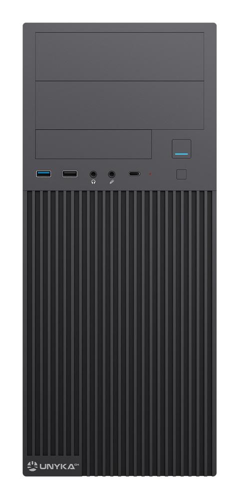 CAJA ORDENADOR UNYKACH AERO C360 ATX NEGRA 500W