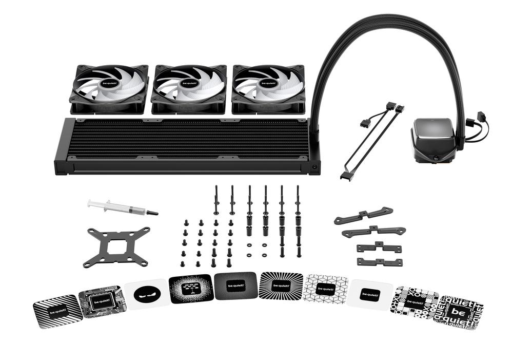 KIT REFRIGERACION LIQUIDA BE QUIET! PURE LOOP 3LX 3X 120MM NEGRO