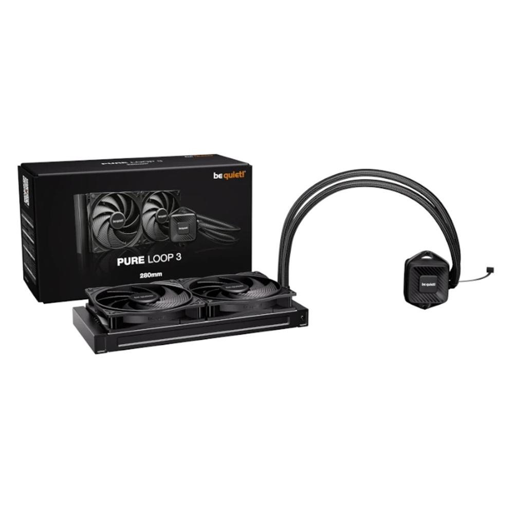 KIT REFRIGERACION LIQUIDA BE QUIET! PURE LOOP 3 2X 140MM NEGRO