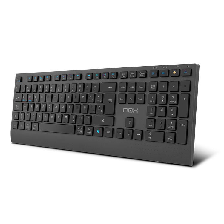 TECLADO + RATON NOX LITE DUO INALAMBRICO NEGRO