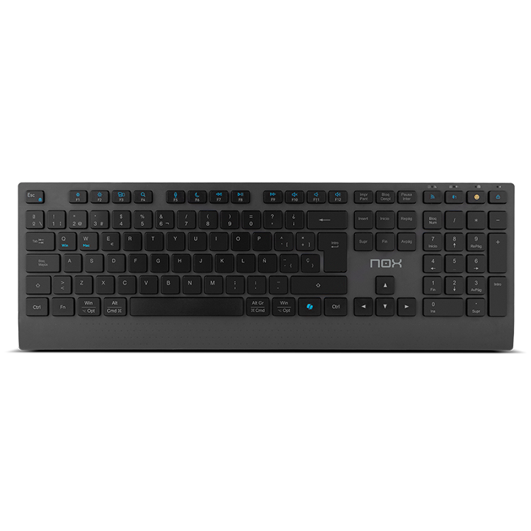 TECLADO + RATON NOX LITE DUO INALAMBRICO NEGRO