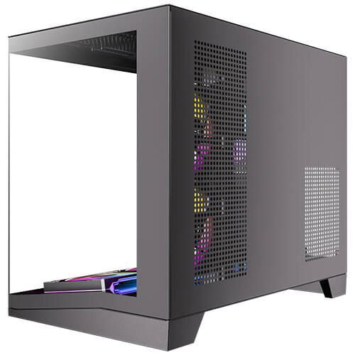 CAJA ORDENADOR GAMING ANTEC CX M3 MATX ARGB CRISTAL TEMPLADO NEGRA
