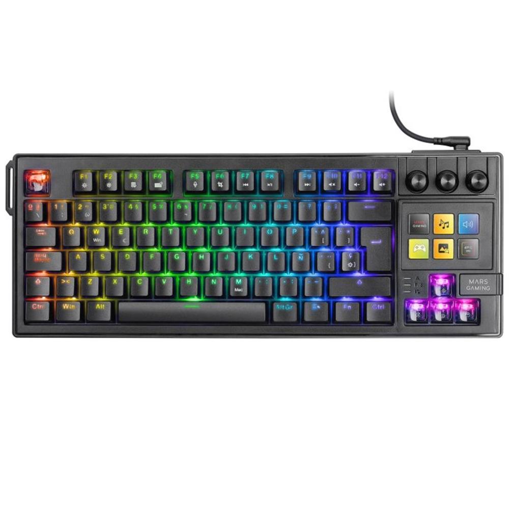 TECLADO MARS GAMING MKMASTER RGB NEGRO