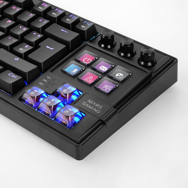 TECLADO MARS GAMING MKMASTER RGB NEGRO