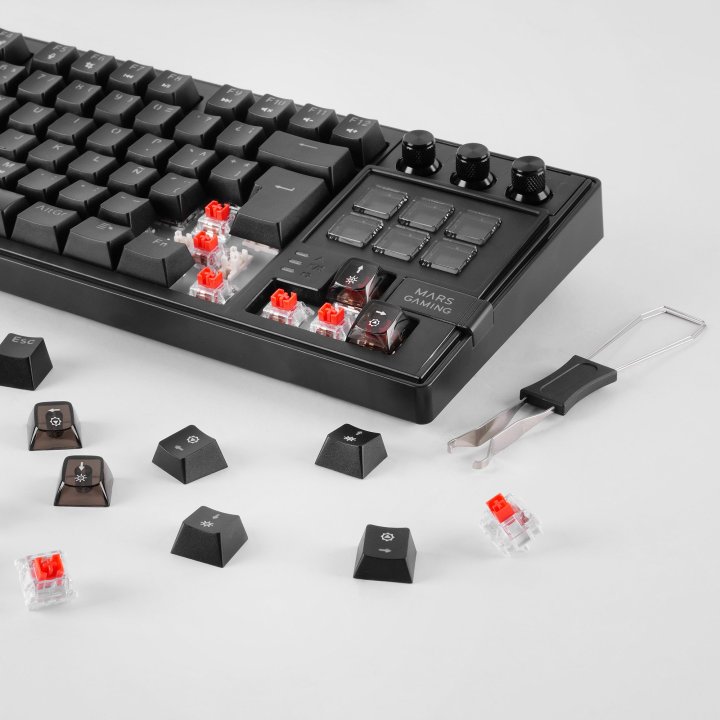 TECLADO MARS GAMING MKMASTER RGB NEGRO