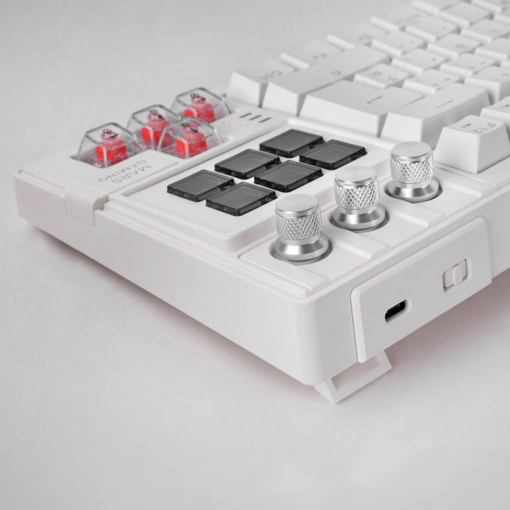 TECLADO MARS GAMING MKMASTERWES RGB BLANCO