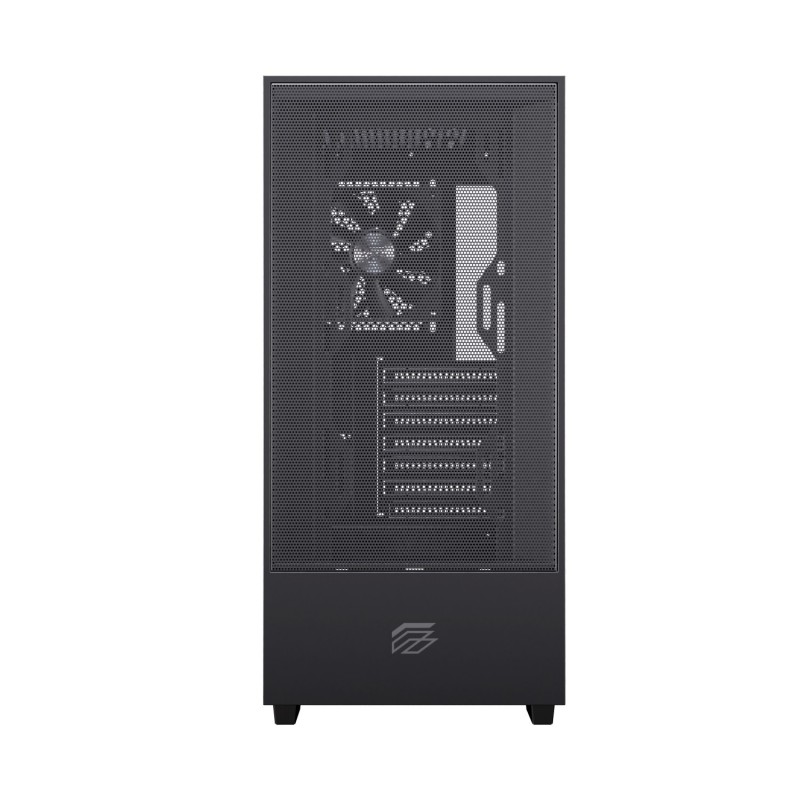 CAJA ORDENADOR GAMING EINAREX P100 CORE ATX CRISTAL TEMPLADO NEGRA
