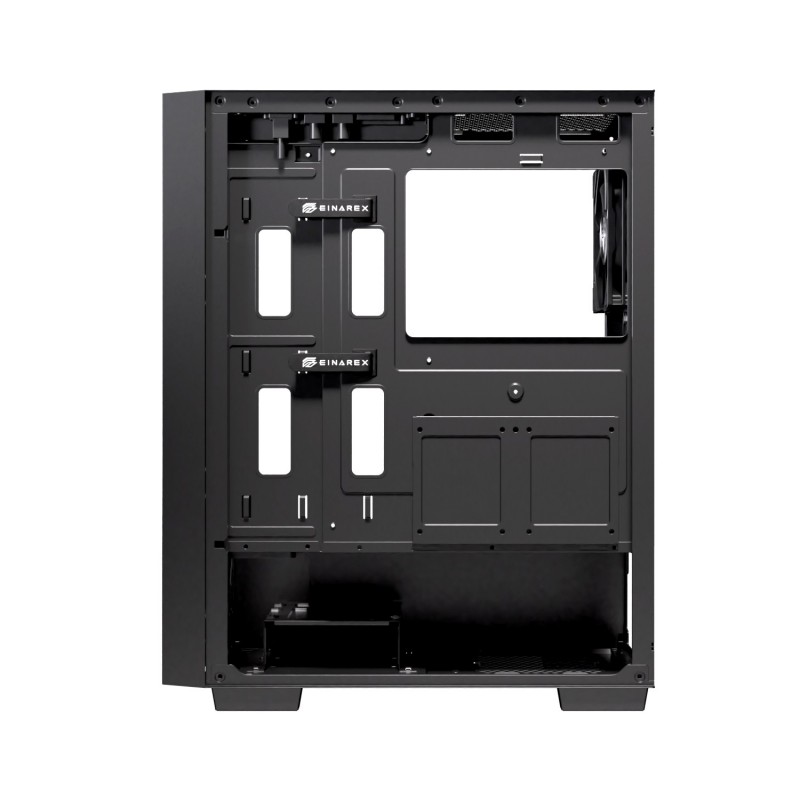 CAJA ORDENADOR GAMING EINAREX P100 CORE ATX CRISTAL TEMPLADO NEGRA