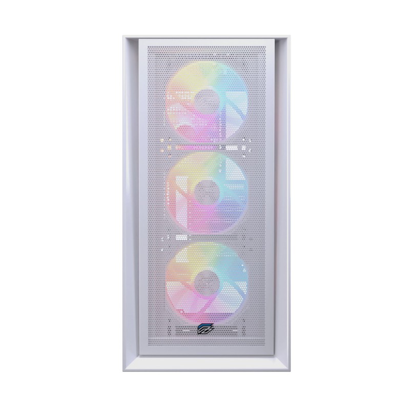 CAJA ORDENADOR GAMING EINAREX P600 RGB ATX CRISTAL TEMPLADO BLANCA