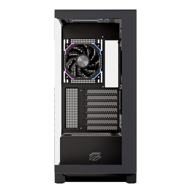 CAJA ORDENADOR GAMING EINAREX Z1K RGB ATX CRISTAL TEMPLADO NEGRA