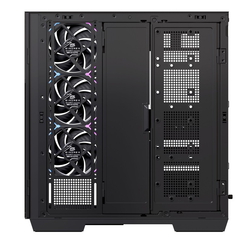 CAJA ORDENADOR GAMING EINAREX Z1K RGB ATX CRISTAL TEMPLADO NEGRA