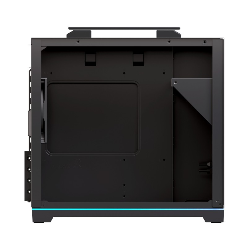 CAJA ORDENADOR GAMING EINAREX PM300 CORE MATX CRISTAL TEMPLADO NEGRA