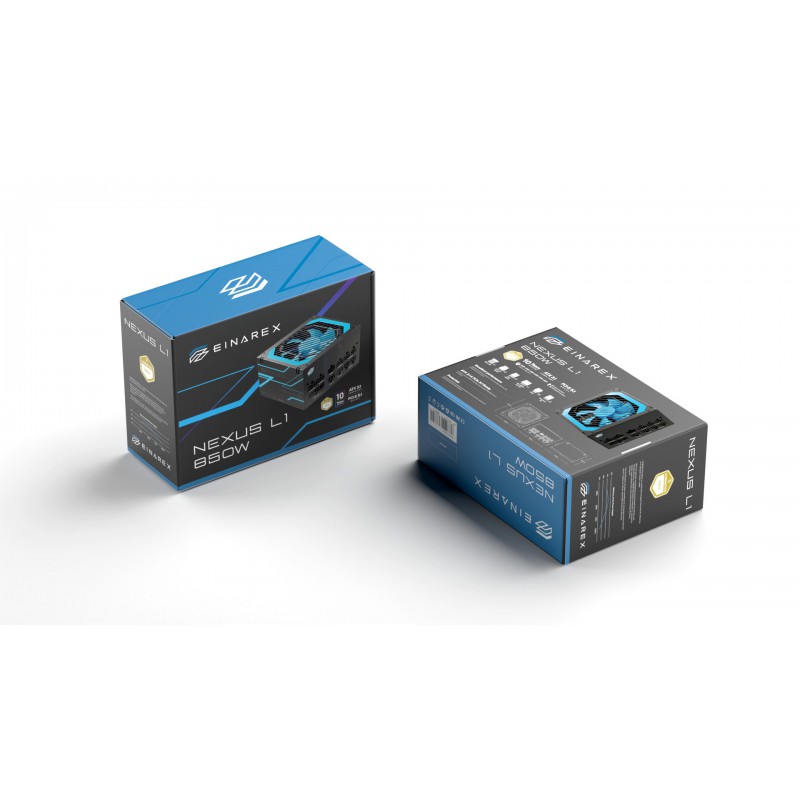 FUENTE ALIMENTACION EINAREX NEXUS L1 GAMING ATX 850W NEGRA