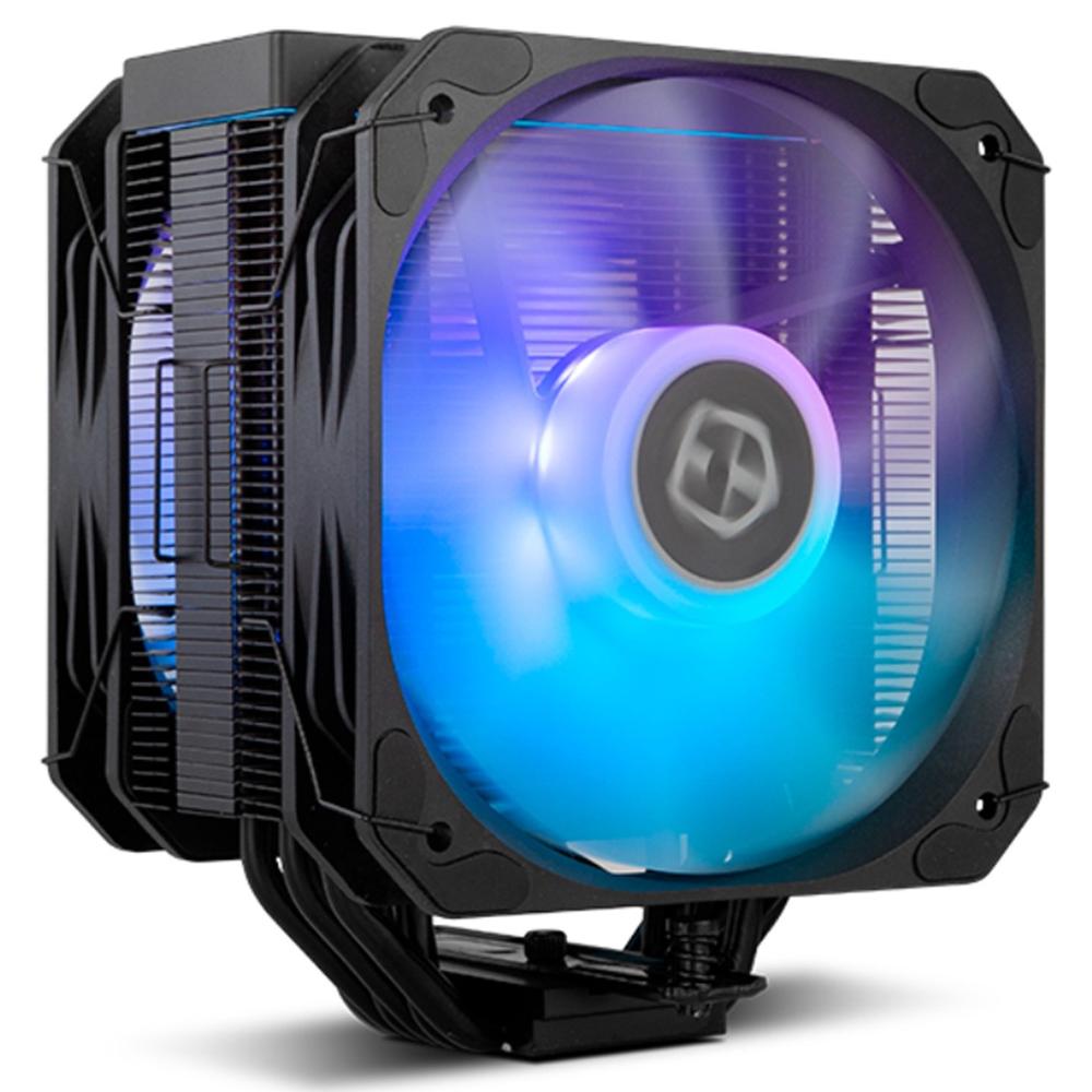 VENTILADOR CPU NOX HUMMER H-200 ARGB 2X 130MM NEGRO