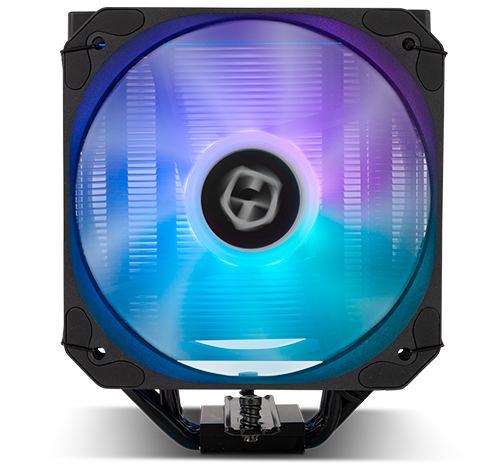 VENTILADOR CPU NOX HUMMER H-200 ARGB 2X 130MM NEGRO