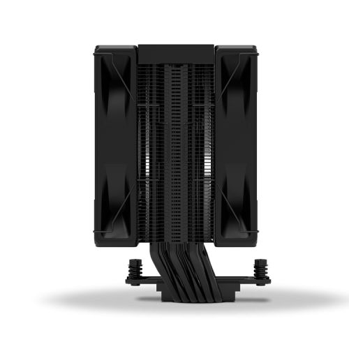 VENTILADOR CPU NOX HUMMER H-200 LCD 2X 120MM NEGRO