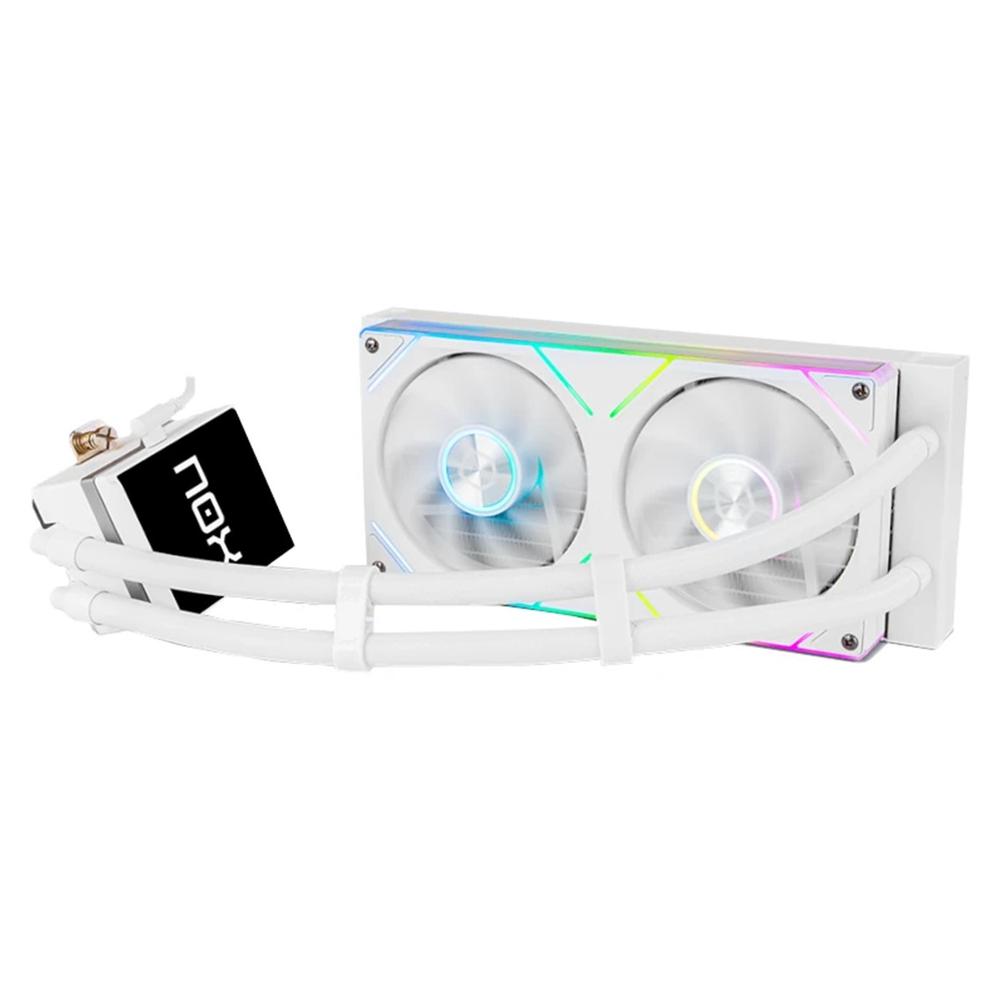 KIT REFRIGERACION LIQUIDA NOX HUMMER RL M-240 LCD ARGB 2X 120MM BLANCO