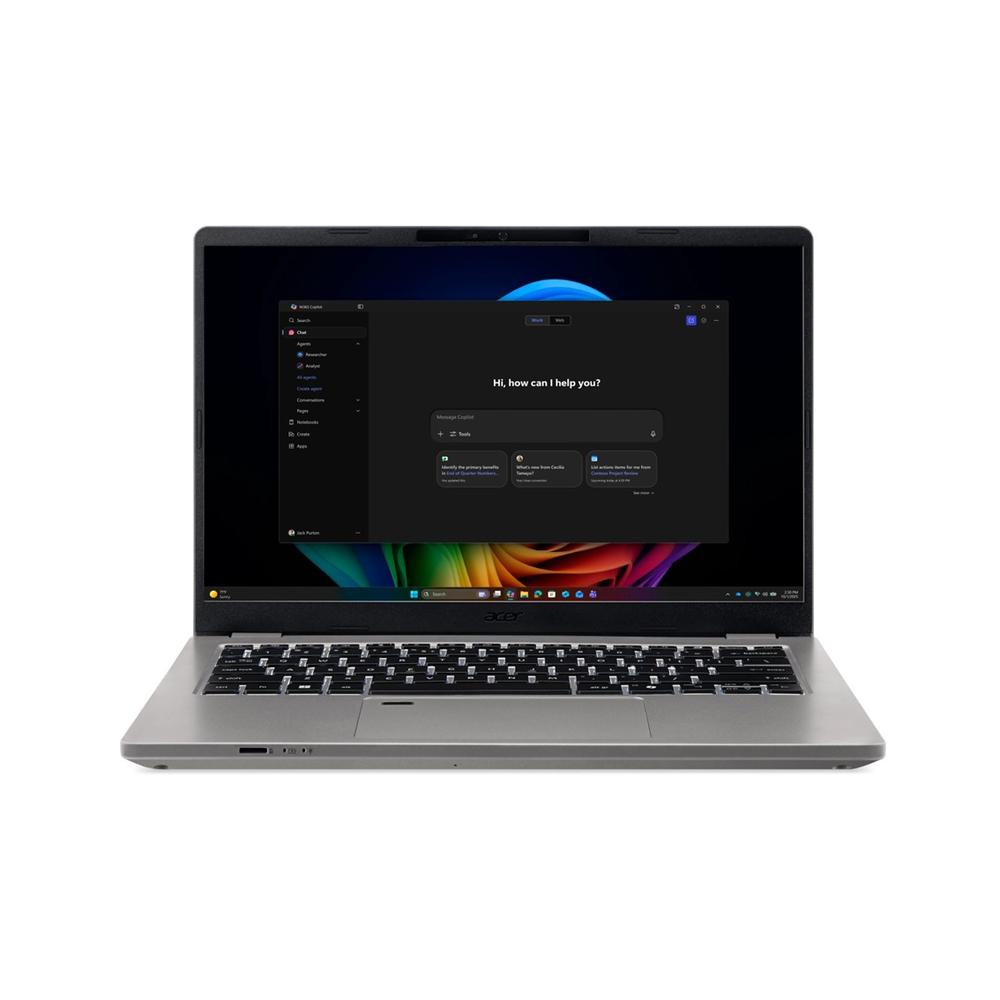 PORTATIL ACER TRAVELMATE P4 14 AI TMP414-76 U7-356H/ 16GB/ SSD 1TB/ 14" FHD+/ W11P
