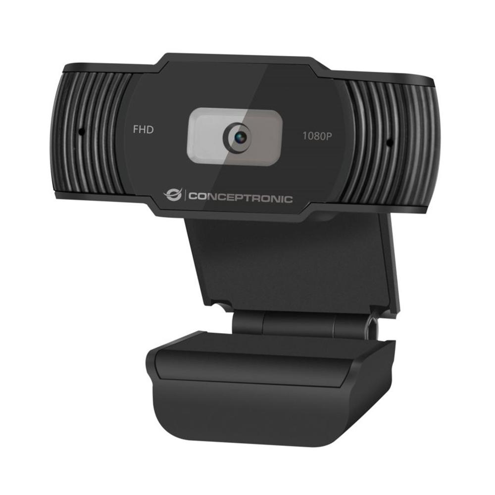 WEBCAM CONCEPTRONIC AMDIS04B FHD 30FPS USB2.0 1.5M MIC. FOV 65 CMOS NEGRO