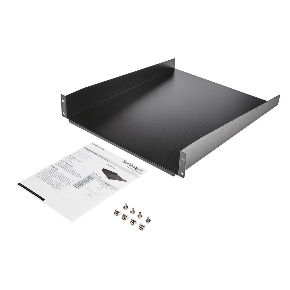 BANDEJA RACK STARTECH 2U 22" MAX 23KG