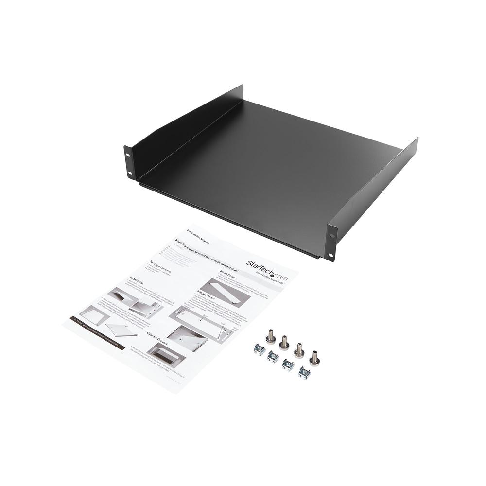 BANDEJA RACK STARTECH 2U 19" MAX 20KG
