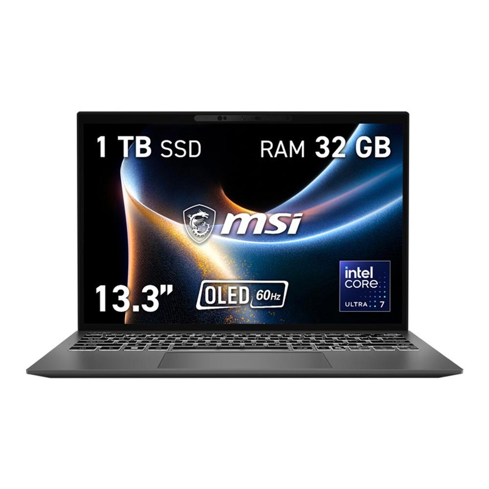 PORTATIL MSI PRESTIGE 13-055ES U7-355/ 32GB/ SSD 1TB/ 13" 2.8K/ W11H