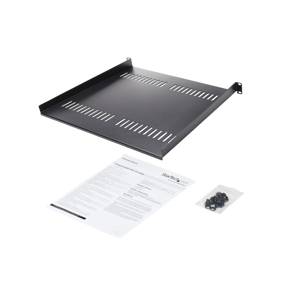 BANDEJA VENTILADA RACK STARTECH 1U 19" MAX 20KG