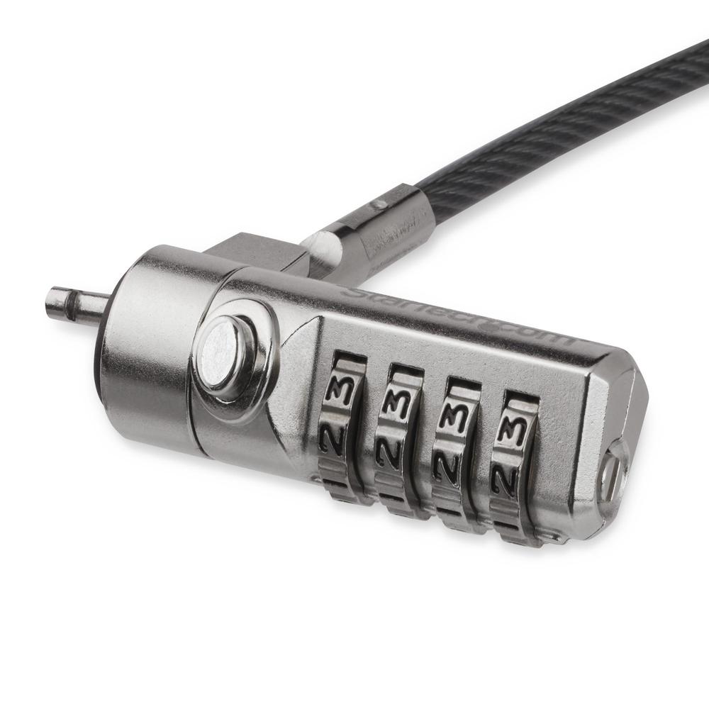 CABLE SEGURIDAD STARTECH COMBINACION PARA PORTATIL 2M
