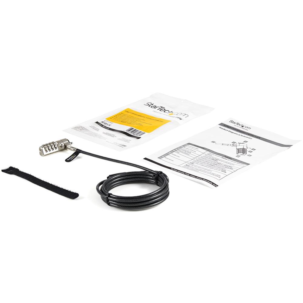 CABLE SEGURIDAD STARTECH COMBINACION PARA PORTATIL 2M