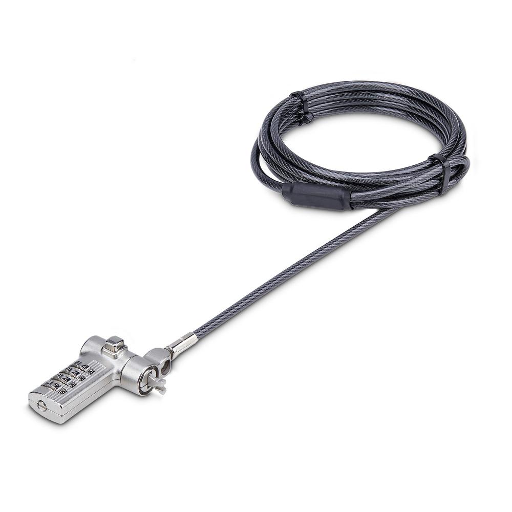 CABLE SEGURIDAD STARTECH COMBINACION PARA PORTATIL 2M