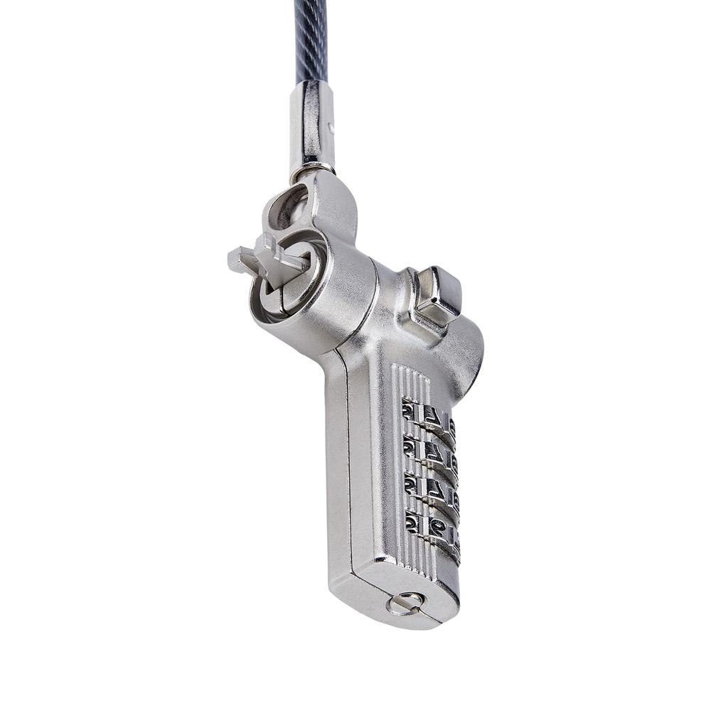CABLE SEGURIDAD STARTECH COMBINACION PARA PORTATIL 2M