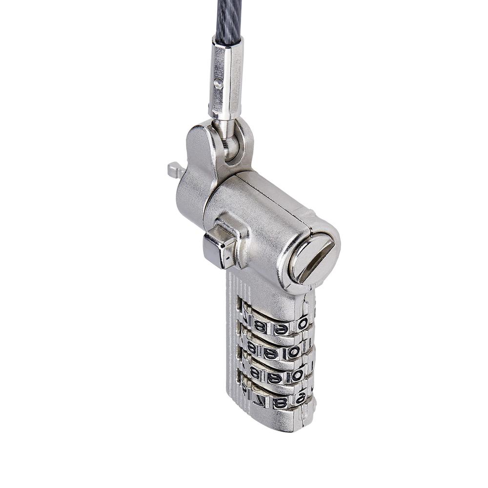 CABLE SEGURIDAD STARTECH COMBINACION PARA PORTATIL 2M