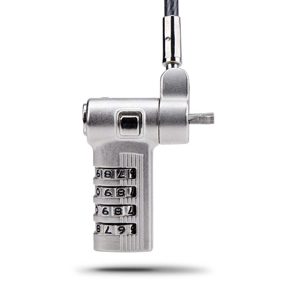 CABLE SEGURIDAD STARTECH COMBINACION PARA PORTATIL 2M
