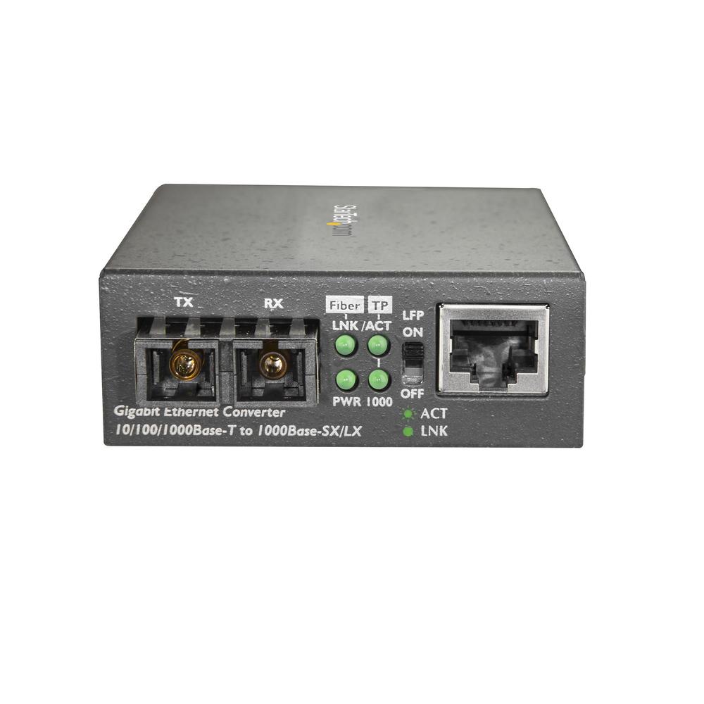 CONVERSOR DE MEDIOS ETHERNET A FIBRA STARTECH SC MULTIMODO PARA REDES 550M